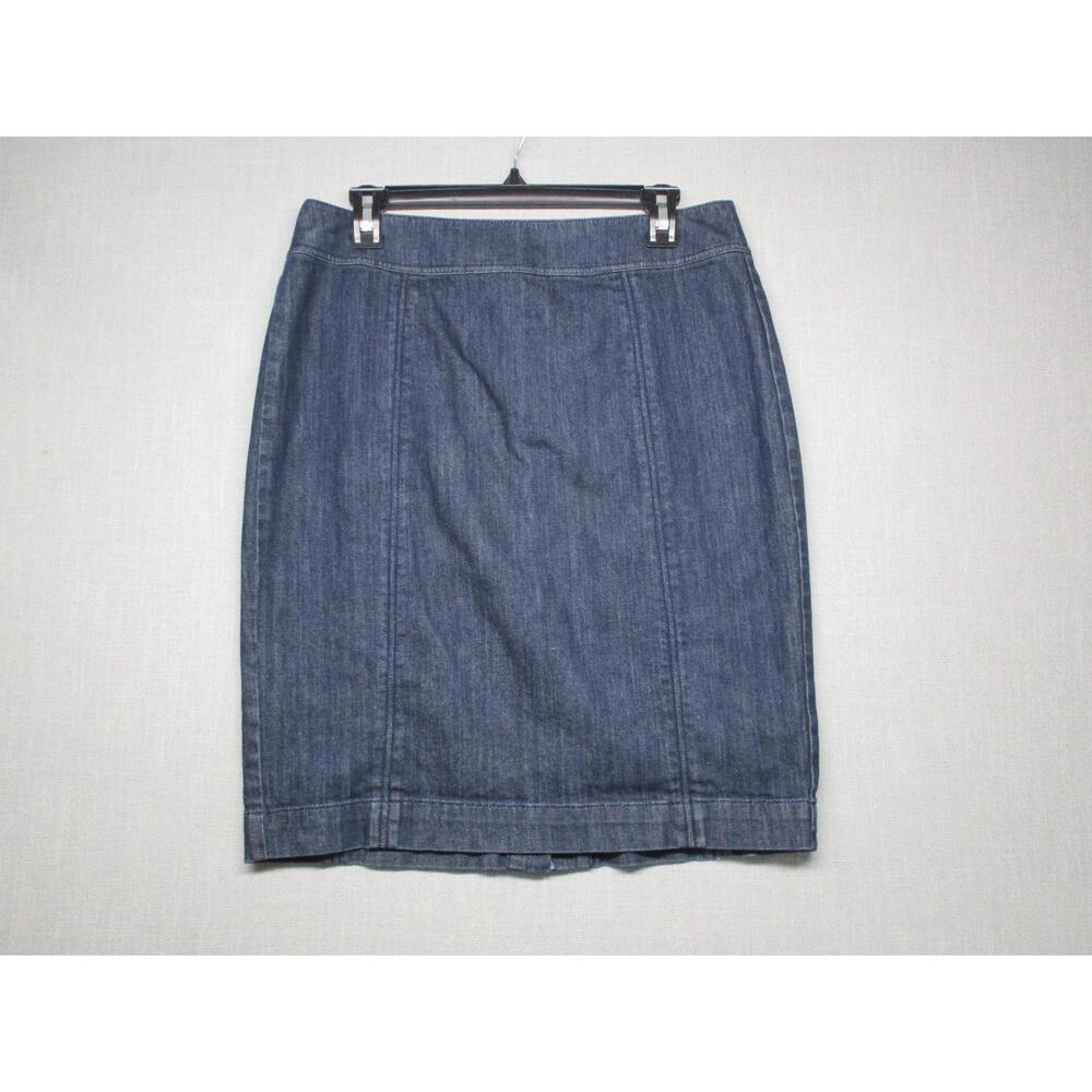 Boden Denim HighWaisted Classic Trendy Pencil Skirt Womens Size US 6